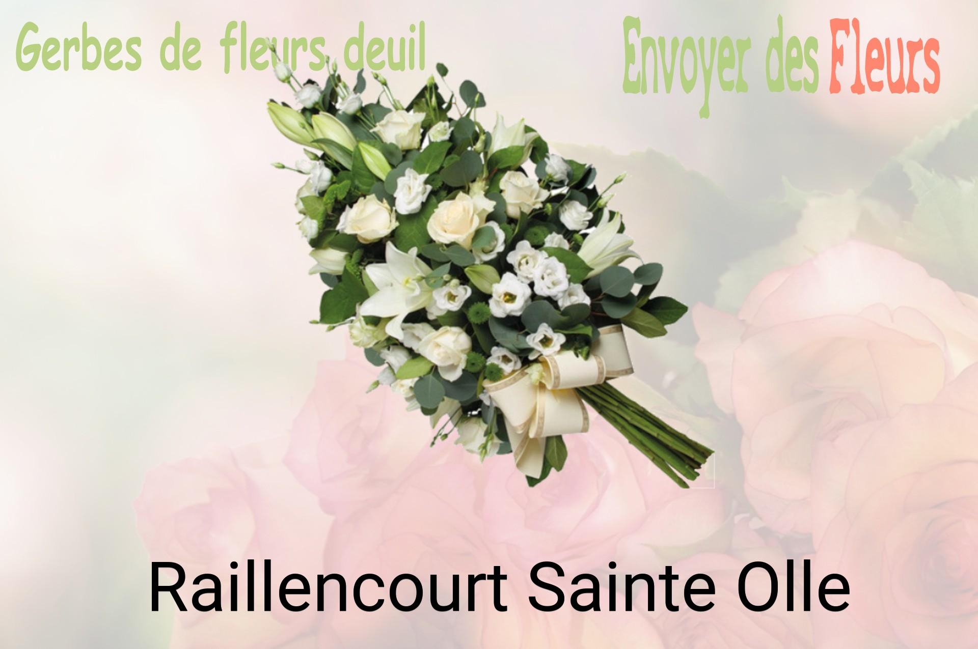 Gerbe de fleurs de deuil livrée à Raillencourt-Sainte-Olle